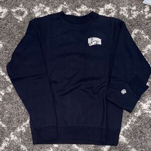 NWOT Billionaire Boys Club Small Arch Logo Navy Blue Crewneck Sweater - Medium